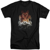 Lord Of The Rings Evil Rising Men's 18/1 Tall Cotton Short-Sleeve T-Shirt